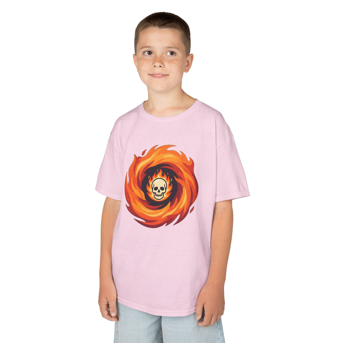 Color: Light Pink | Hellfire Kids Tee