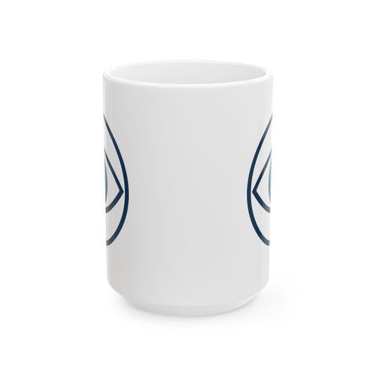 "Monitoring the Situation" White Ceramic Mug — Graphic