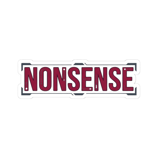 "Zero Tolerance Policy" Sticker