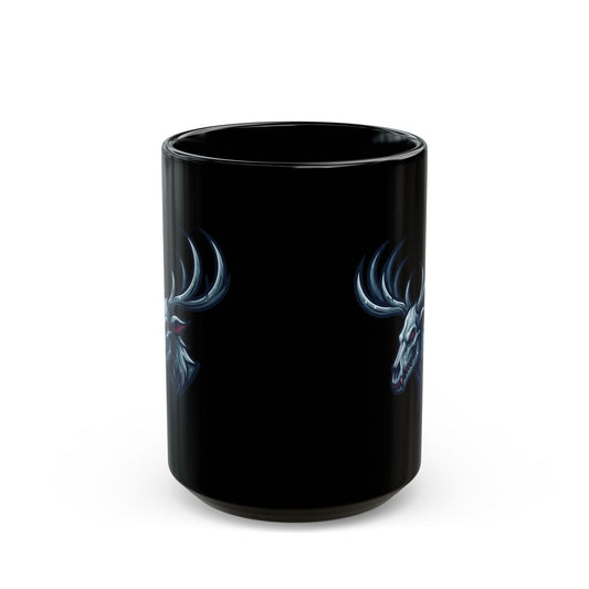 "Wendigo (Algonquian Folklore)" Black Ceramic Mug — Graphic
