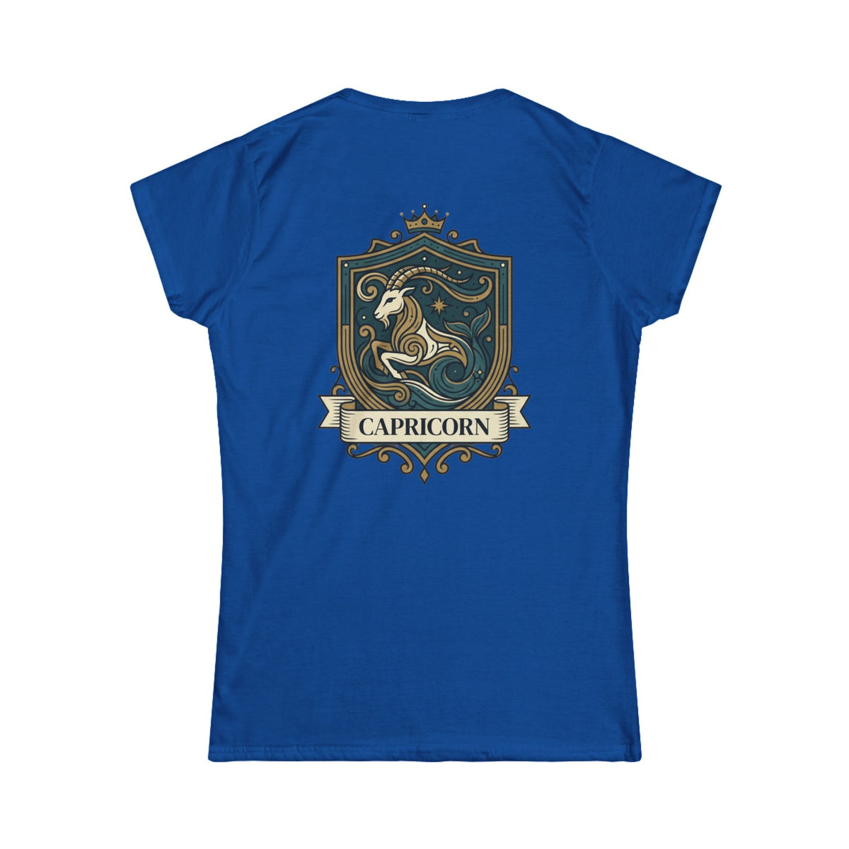 "Capricorn- The Sea-Goat Crest" Women's Tee