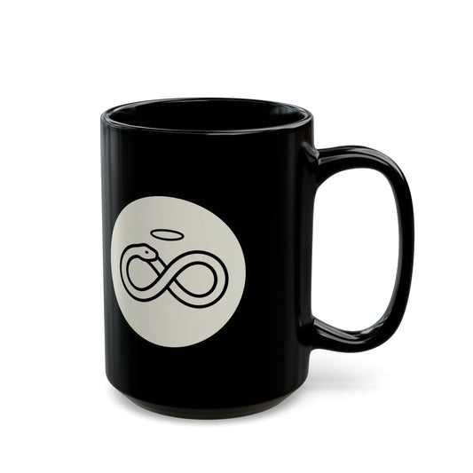 "Good Book Series Original Sin" Black Ceramic Mug — Graphic