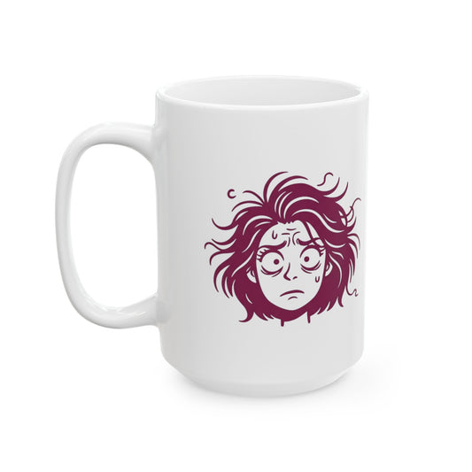 "Jesus Died For This" White Ceramic Mug — Graphic