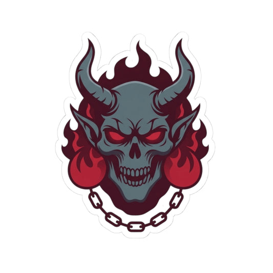 "Damned" Sticker
