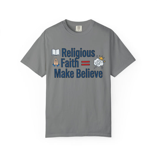 Color: Grey | Make Believe Club Member | Garment-Dyed Tee — AttitudeShirts