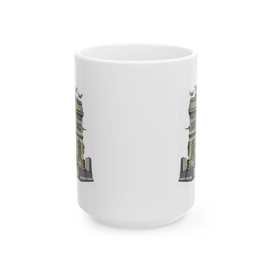 "Top Grade Military Complex" White Ceramic Mug — Graphic