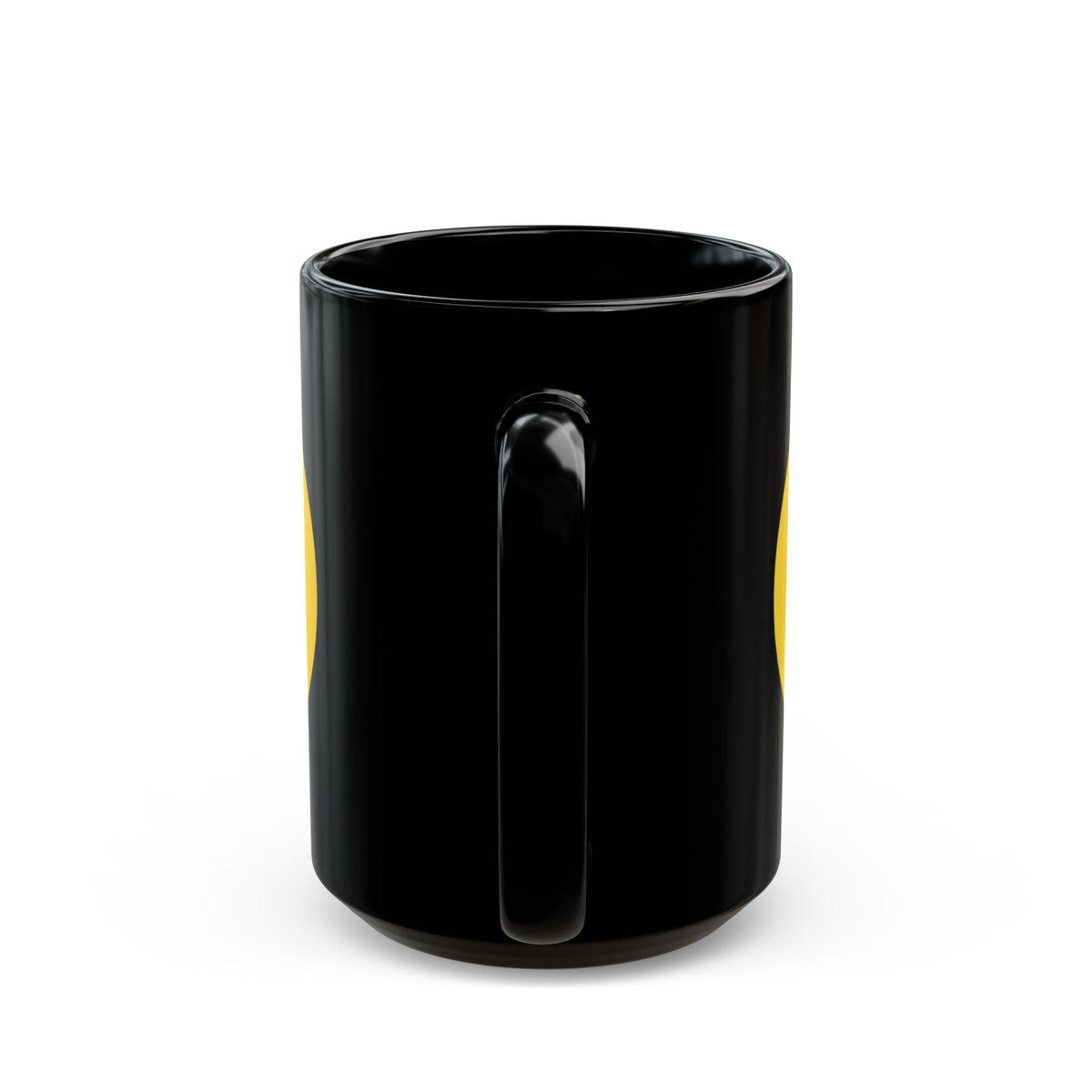 "Sensory At Capacity" Black Ceramic Mug — Graphic