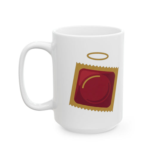 "Good Book Series Jesus Saves and So Should You" White Ceramic Mug — Graphic