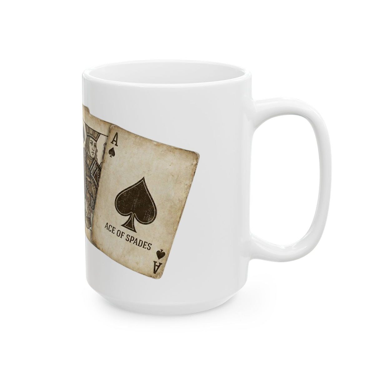 "Strip Poker Professional" White Ceramic Mug — Graphic