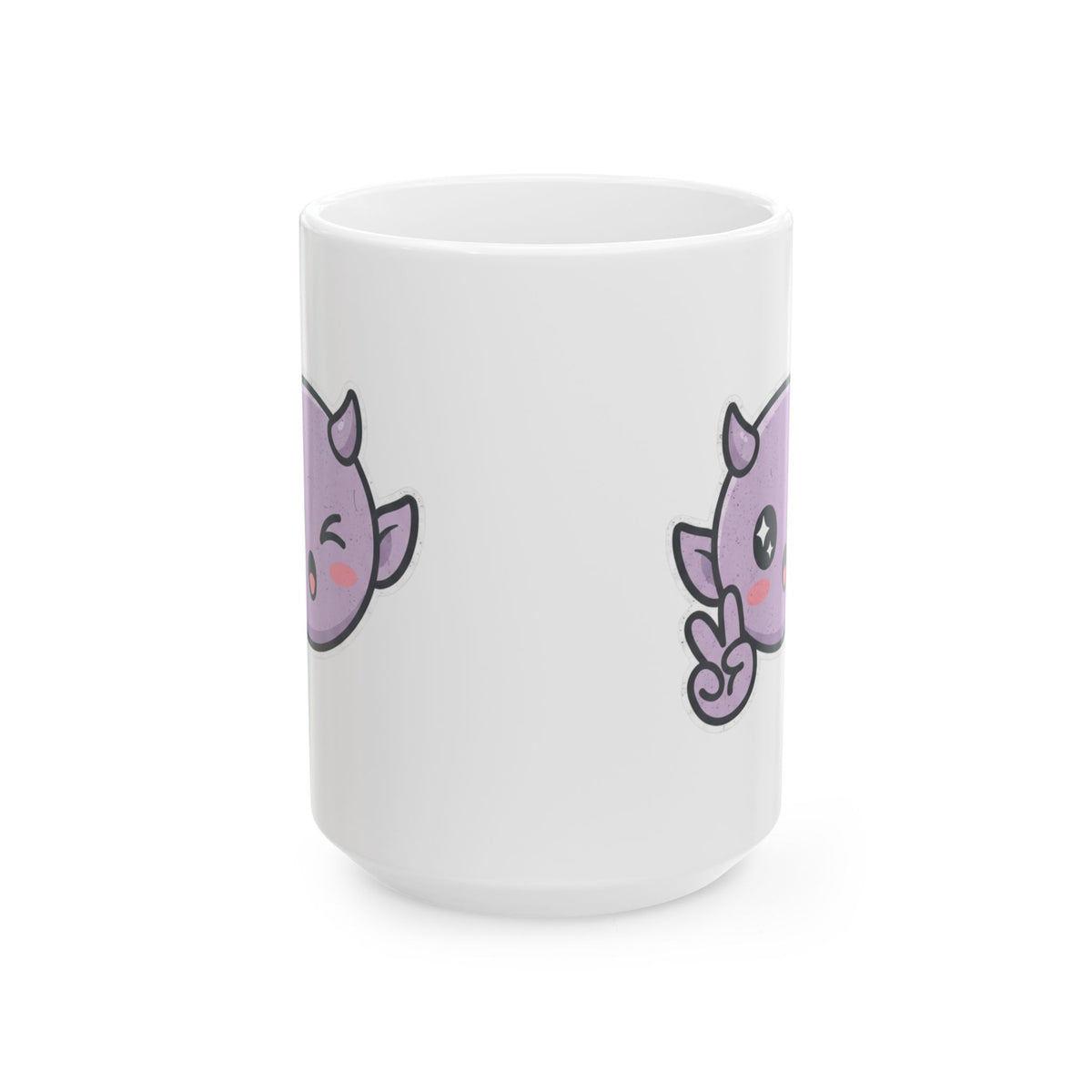 "Good Book Series He Called Them Out Of Me" White Ceramic Mug — Graphic