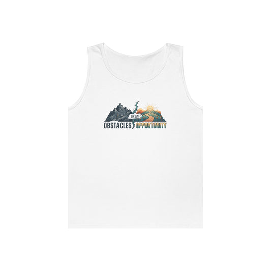 Color: White | Obstacle Or An Opportunity Tank Top