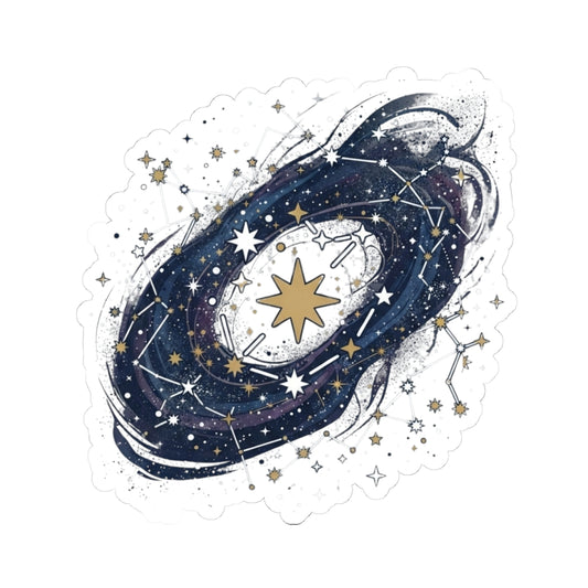 "Constellation Map (Dark Sky)" Sticker — Main