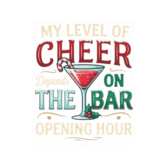 "Christmas Cheer" Sticker — Main
