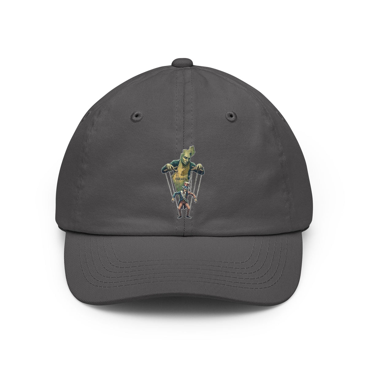 Color: Charcoal | Strings Attached | Dad Hat — AttitudeShirts