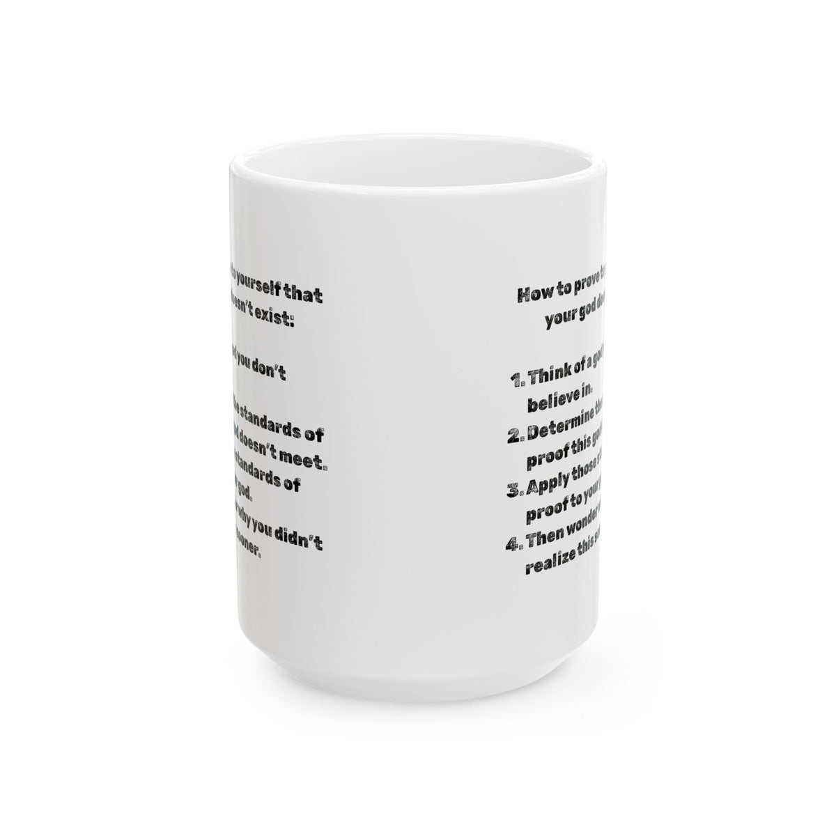 "Good proof" White Ceramic Mug