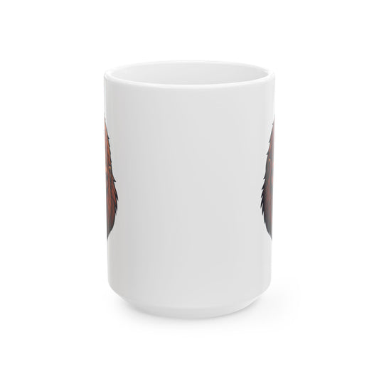 "Yowie (Australian Folklore)" White Ceramic Mug — Graphic