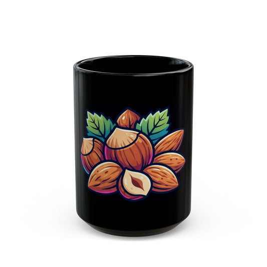 "A Little Salty, A Little Sweet" Black Ceramic Mug — Graphic