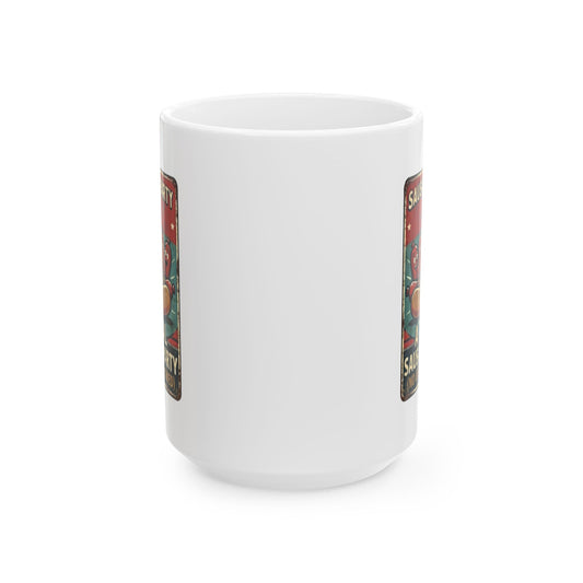 "Sausage Party" White Ceramic Mug