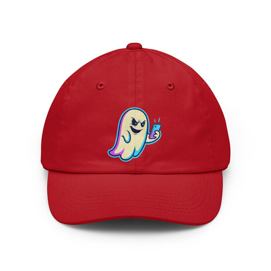 Color: Red | Ghosting Dad Hat — Graphic