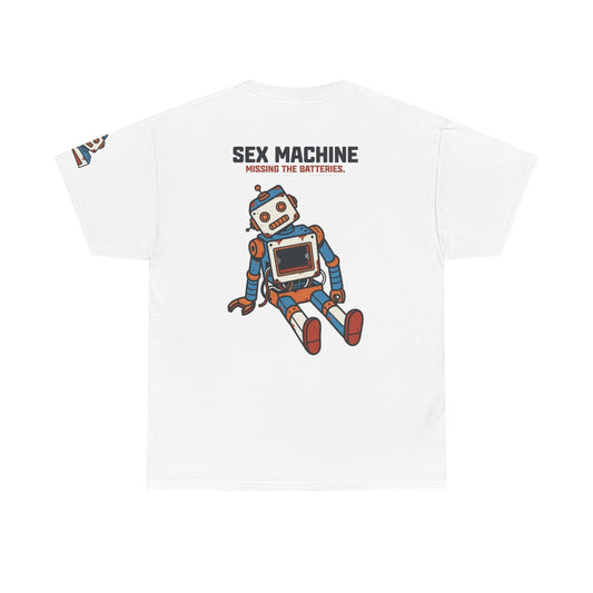 Color: White | Sex Machine Premium Graphic Tee