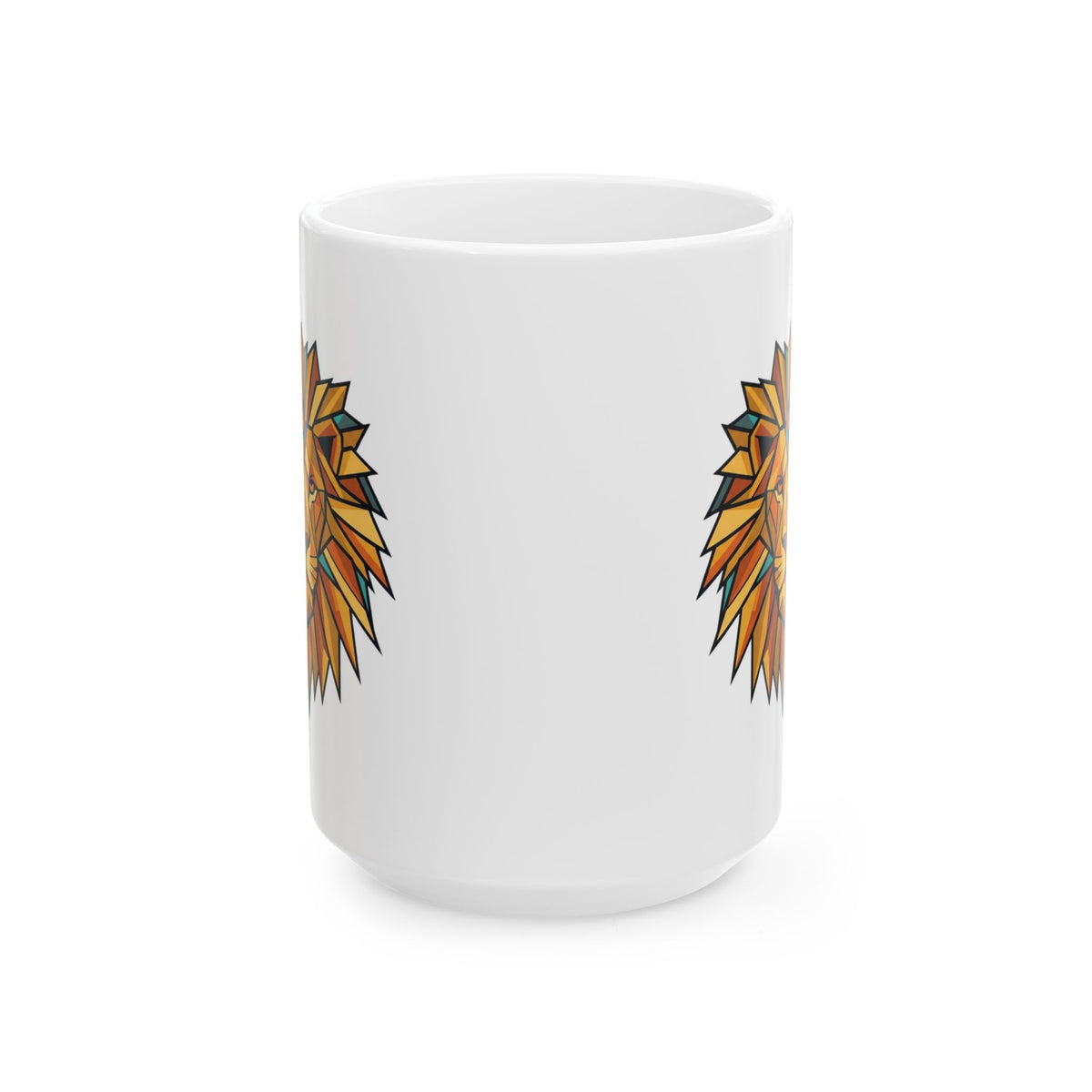 "Leo The Solar Lion" White Ceramic Mug