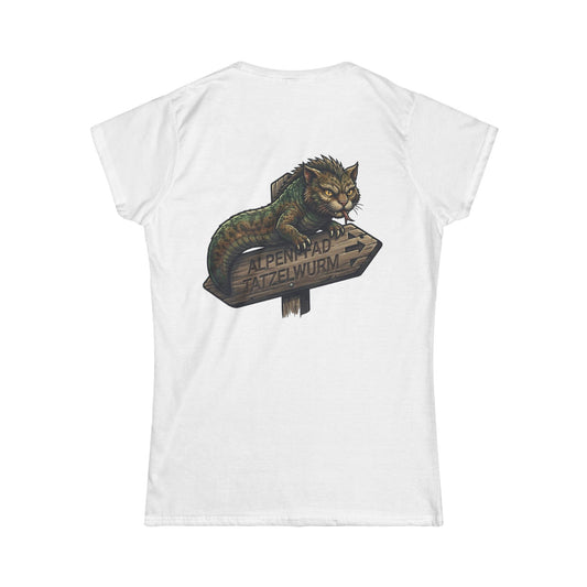 Color: White | Tatzelwurm (Alpine Europe) Women's Tee