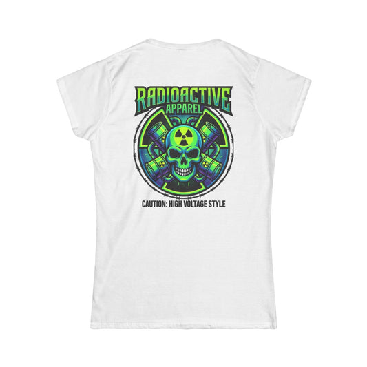 Color: White | Radioactive Apparel Women's Tee