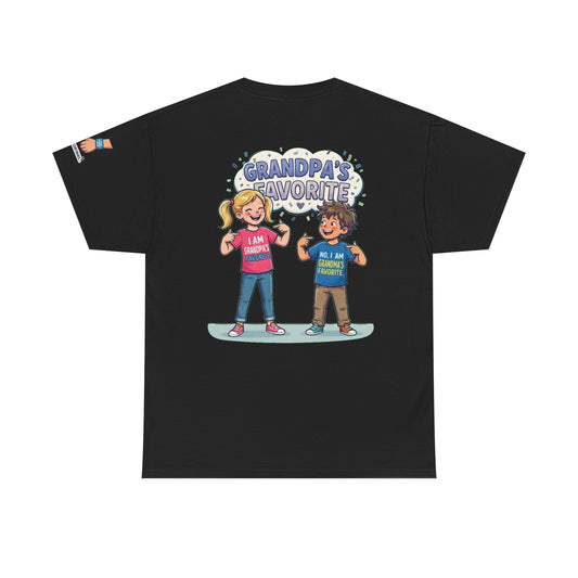 Color: Black | Grandpa's Favorite Premium Graphic Tee