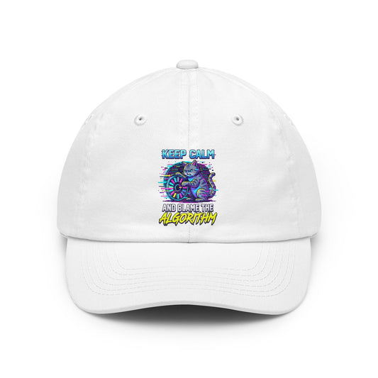 Color: White | Keep Calm And Blame The Algorithm Dad Hat
