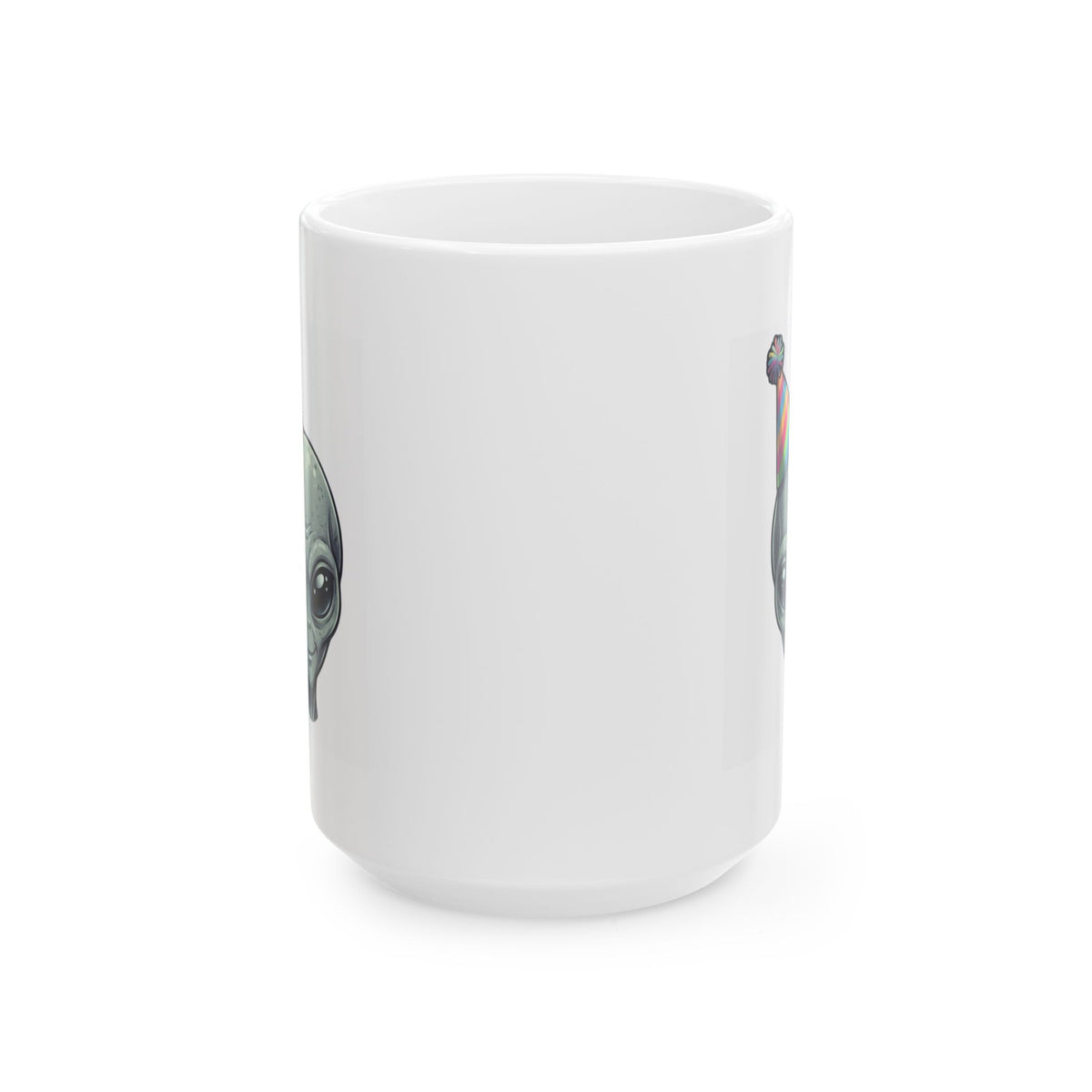 "I Came For the Probing" White Ceramic Mug — Graphic