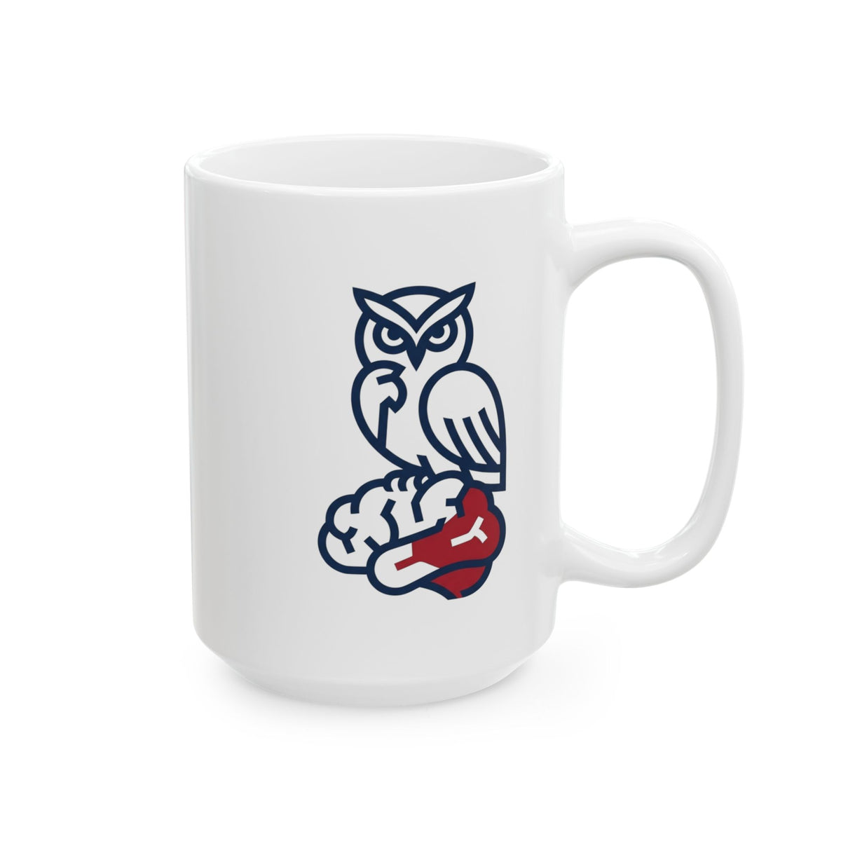 "Make America Think Again" White Ceramic Mug — Graphic