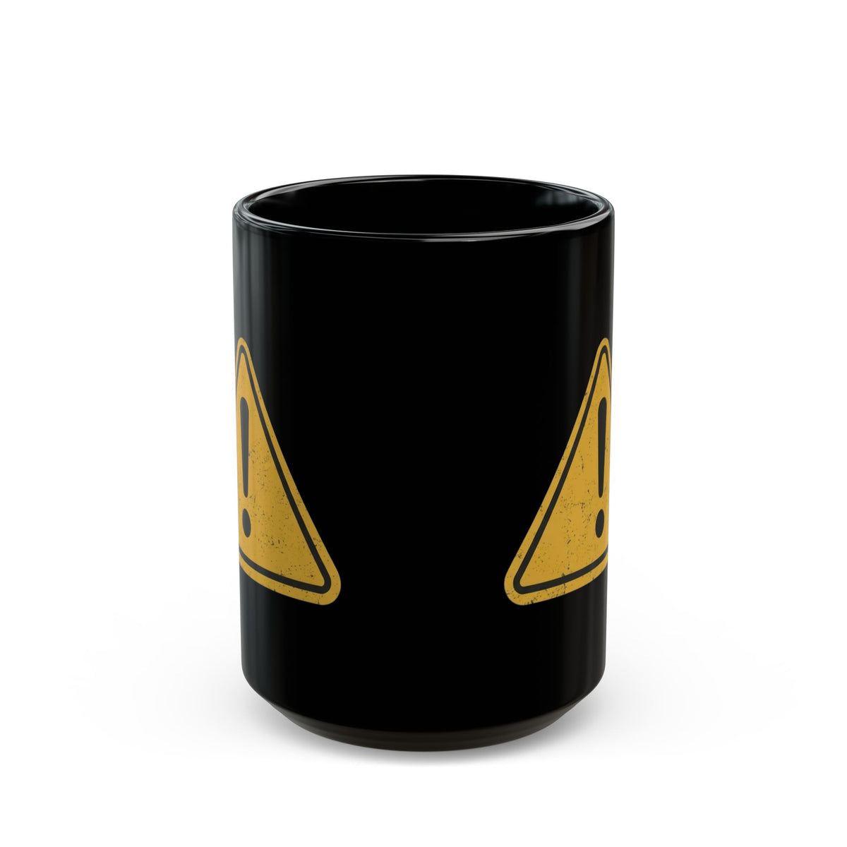"Warning I am The Family Liability" Black Ceramic Mug — Graphic