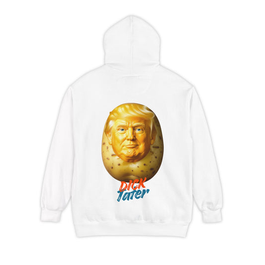 Color: White | Dick Tater Garment-Dyed Hoodie