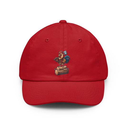 Color: Red | Looking For A Little Peck Dad Hat — Graphic