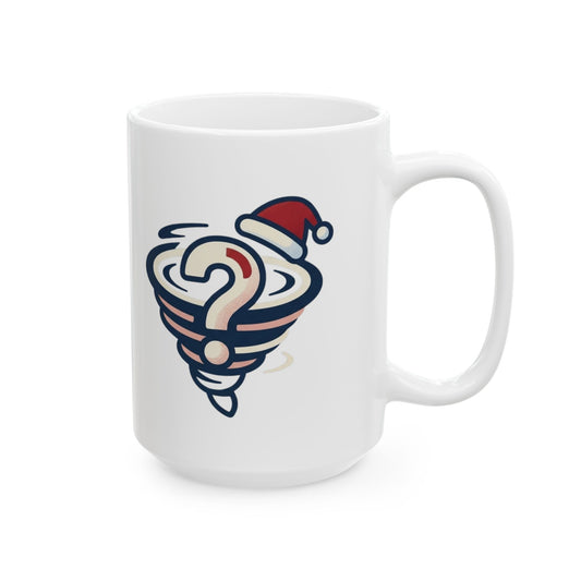 "Mystery On 34th Street" White Ceramic Mug — Graphic