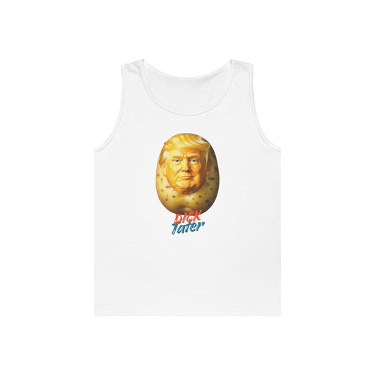 Color: White | Dick Tater Tank Top