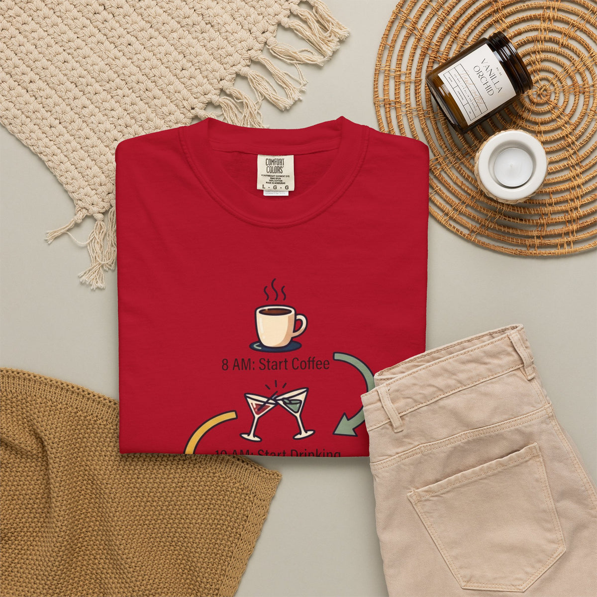 Thanksgiving Regrets Unisex Garment-Dyed Tee