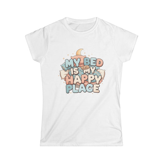 Color: White | Bed > People: A Love Story | Women's Tee — AttitudeShirts