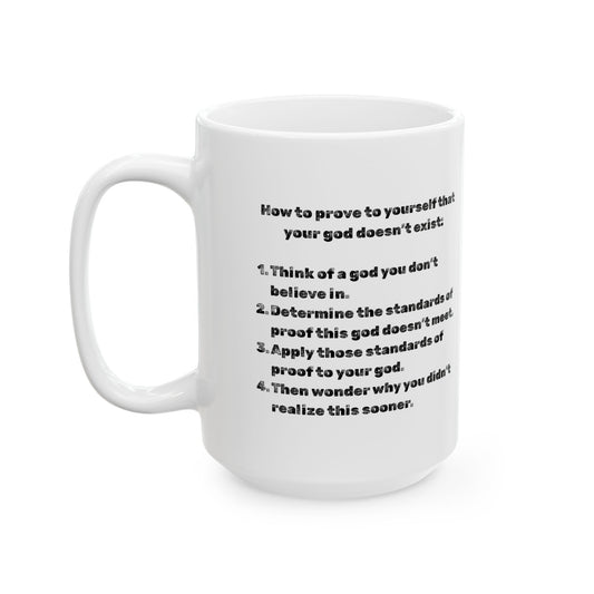 "Good proof" White Ceramic Mug