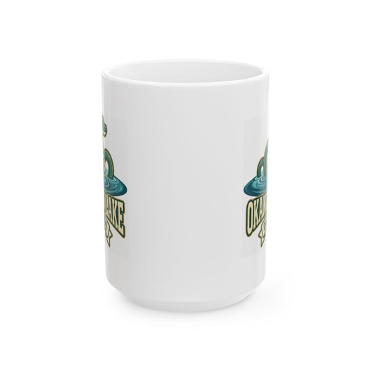 "Ogopogo (Canada)" White Ceramic Mug