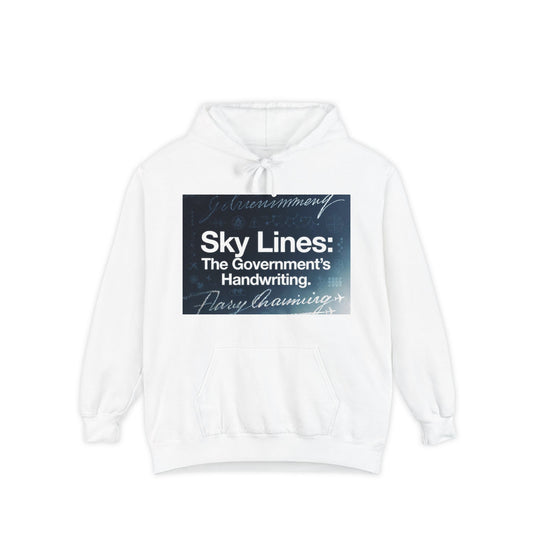Color: White | Concrete Jungle Royalty | Garment-Dyed Hoodie — AttitudeShirts