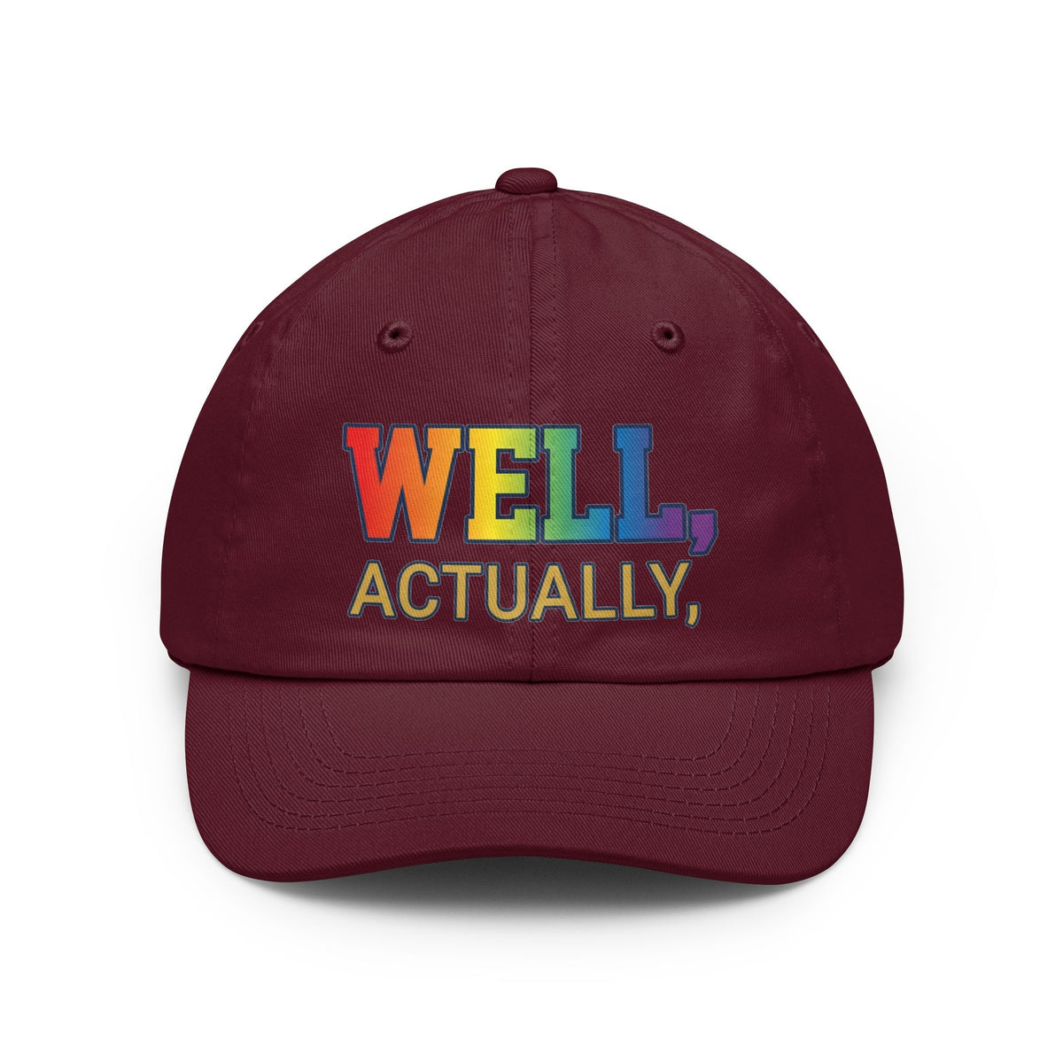 Color: Maroon | Straight Outta Not Even Dad Hat — Graphic