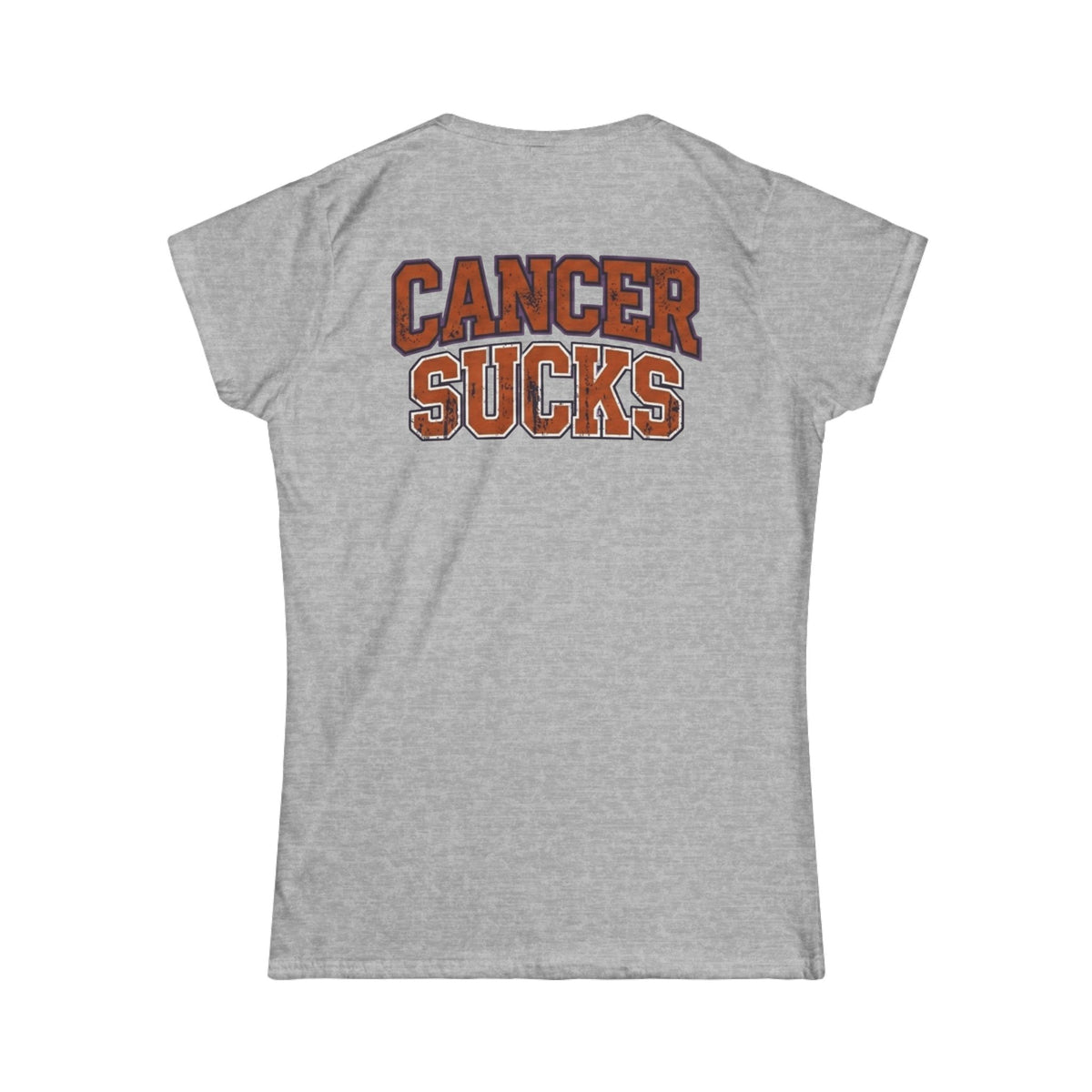 Color: Sport Grey | Yeah, Cancer Sucks | Women's Tee — AttitudeShirts
