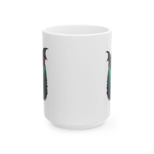 "The Jersey Devil (New Jersey, USA)" White Ceramic Mug