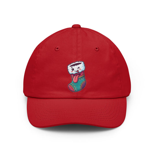 Color: Red | My Stocking Is Hungry Dad Hat