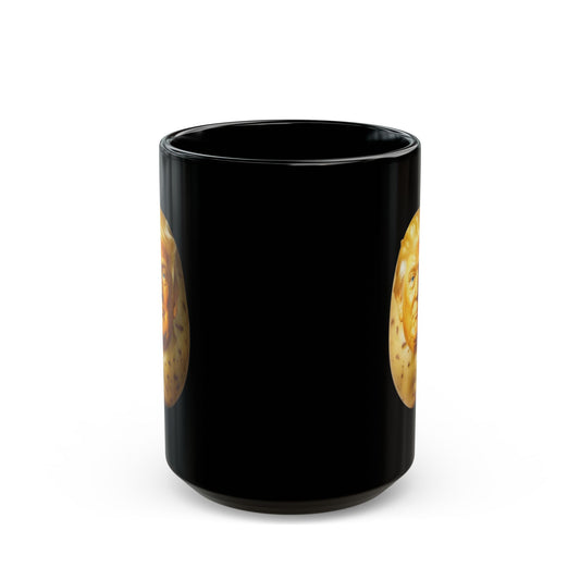 "Dick Tater" Black Ceramic Mug — Graphic