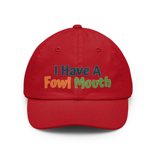 Color: Red | Fowl Mouth Dad Hat