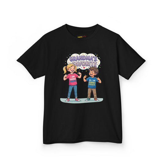 Color: Black | Grandma's Favorite Kids Tee