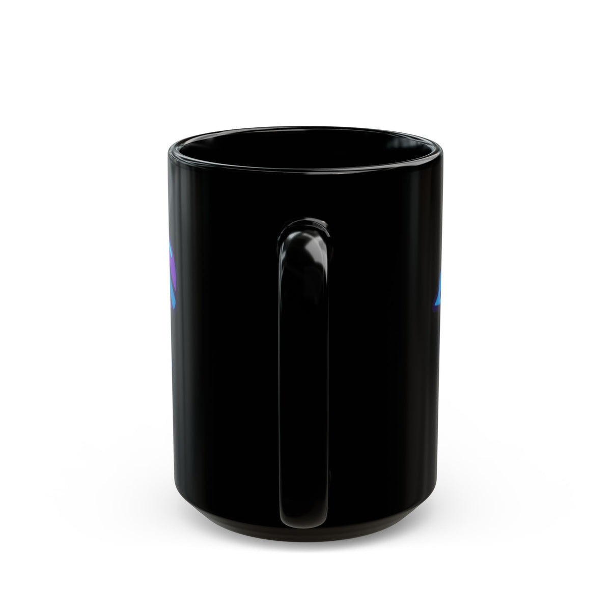 "Free Candy For All" Black Ceramic Mug — Graphic