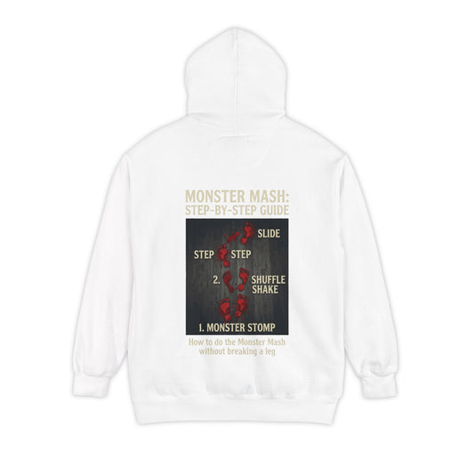 Color: White | Monster Mash Garment-Dyed Hoodie